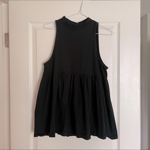 Free People mock neck peplum tank - Picture 3 of 7